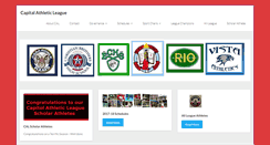 Desktop Screenshot of capitalathleticleague.org
