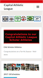 Mobile Screenshot of capitalathleticleague.org